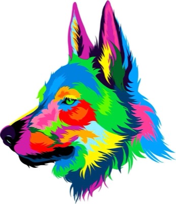 wolf_colored mask